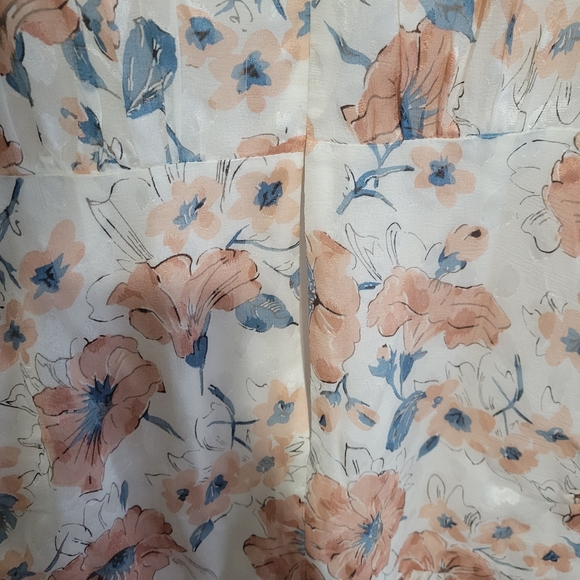 REBECCA TAYLOR Amelie Silk-Blend Floral Dress - Picture 5 of 8